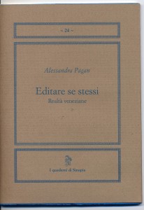 Copertina Editere se stessi