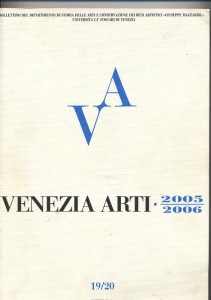 Copertina Venezia Arti