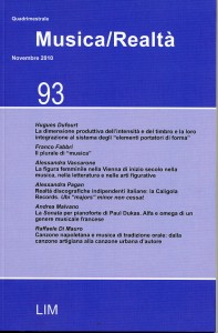 Musica e Realtà